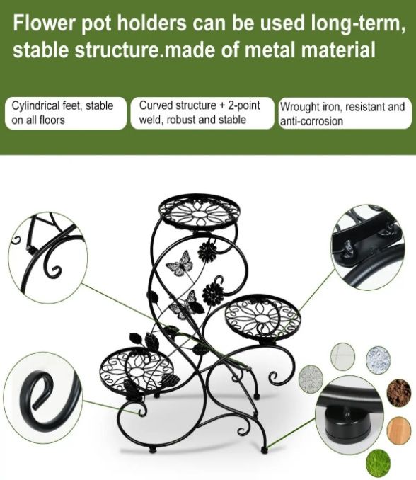 Цветарник, поставка за растениял MC0134BK-N