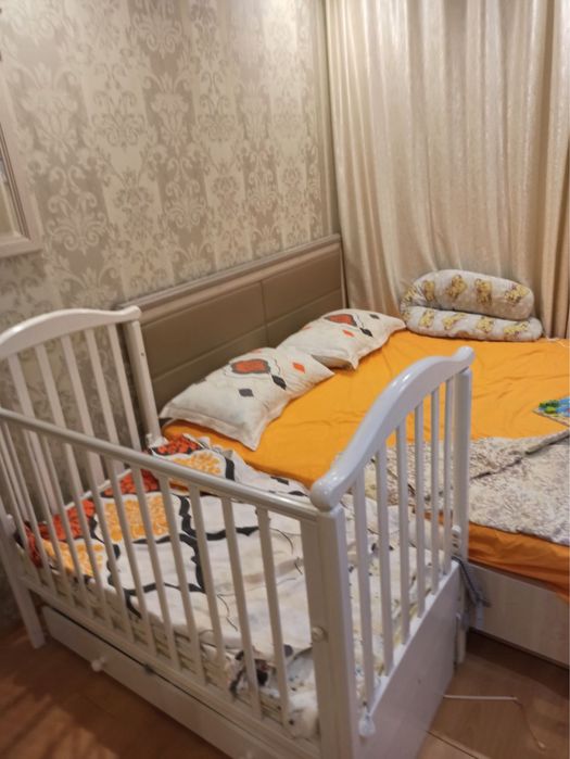 Кроватка детская старндартный размер 120 60