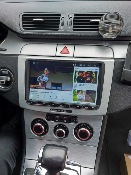 Navigatie Android 4 GB Passat Golf Waze YouTube GPS BT