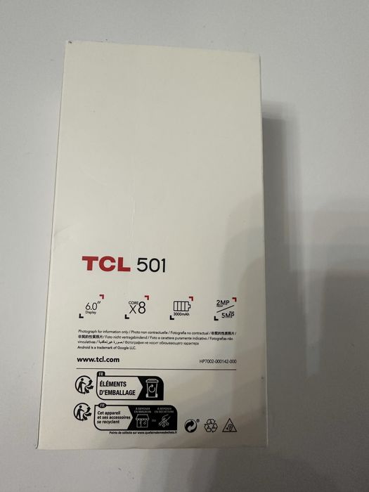 Telefon Smart TCL 501, Neverlock, Nou, Sigilat