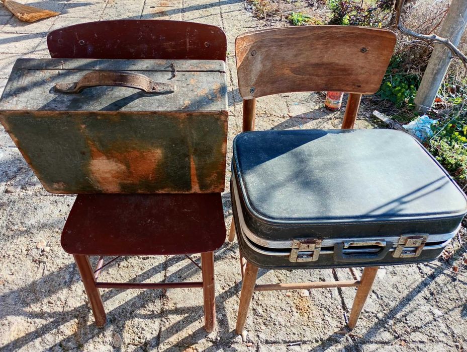 Старинни куфари  за декорация