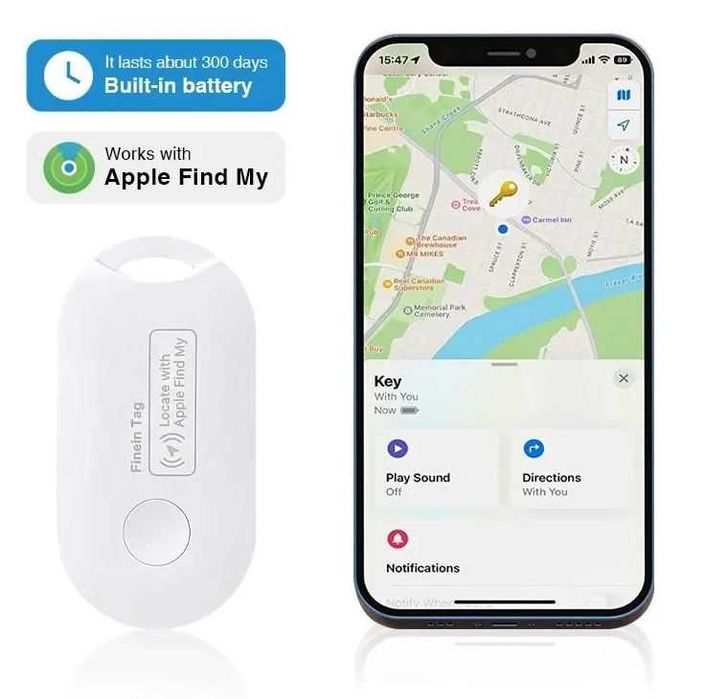 AirTag GPS W Apple Find My, Acoperire Globala -Dispozitiv Urmarire