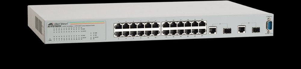 Switch SH Allied Telesis 24 + 2 x 1000 Gigabit management