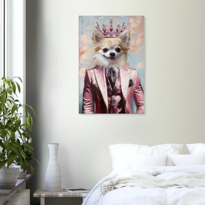 Tablou canvas personalizat pisica / catel  60cm x 90cm
