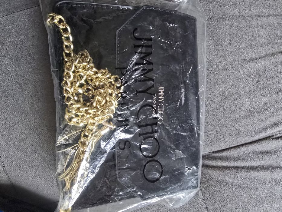 Мини лачена чанта Jimmy Choo parfums