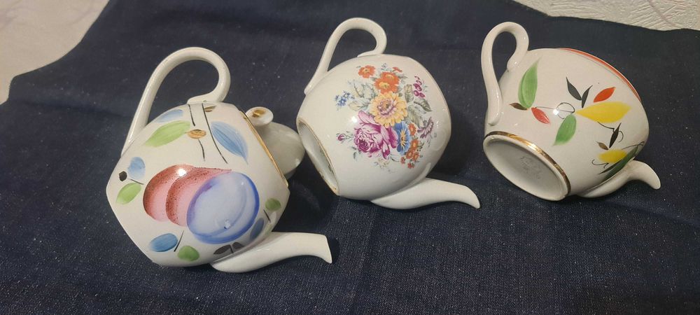 Заварочные чайники, сахарницы, крышечки, все СССР
