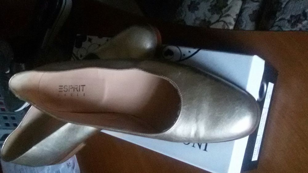 Туфли летние, кожанные