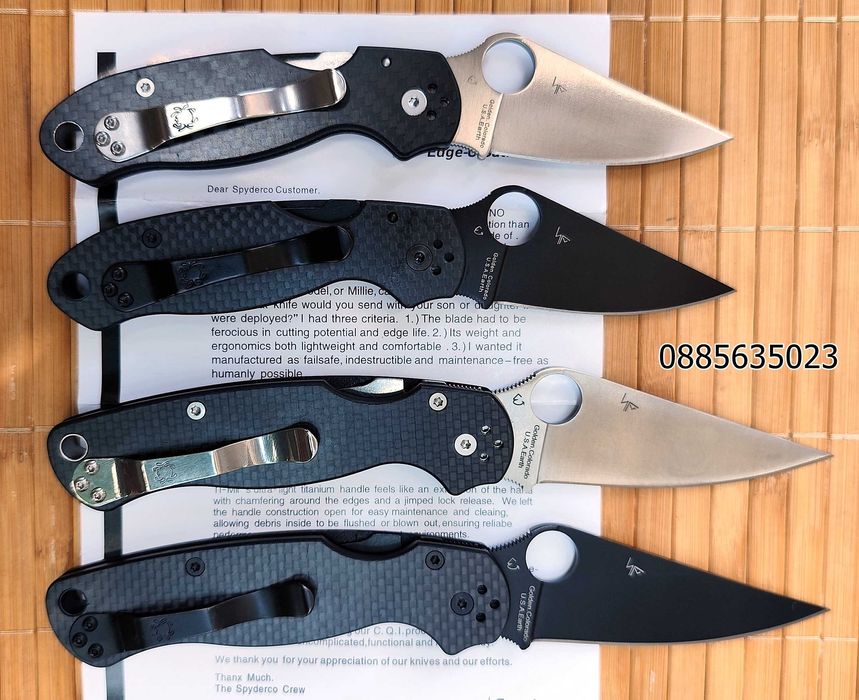 Spyderco Paramilitary 2 CARBON / Paramilitary 2 CARBON
