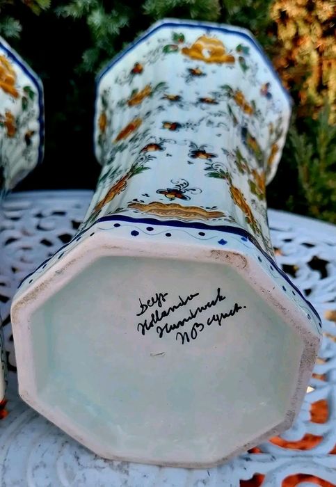 Pereche vaze Delft Olanda.