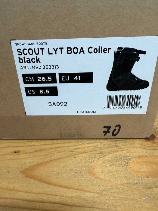 boots noi head scout lyt boa colier  mondo 26,5 europa 41