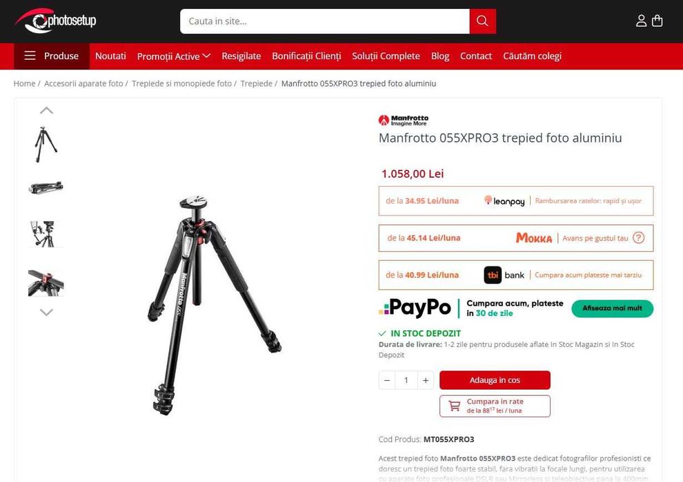 Kit complet Manfrotto pentru video