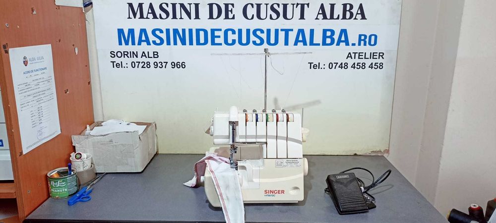 Masina de surfilat/Uberdeck Singer 14T957DC