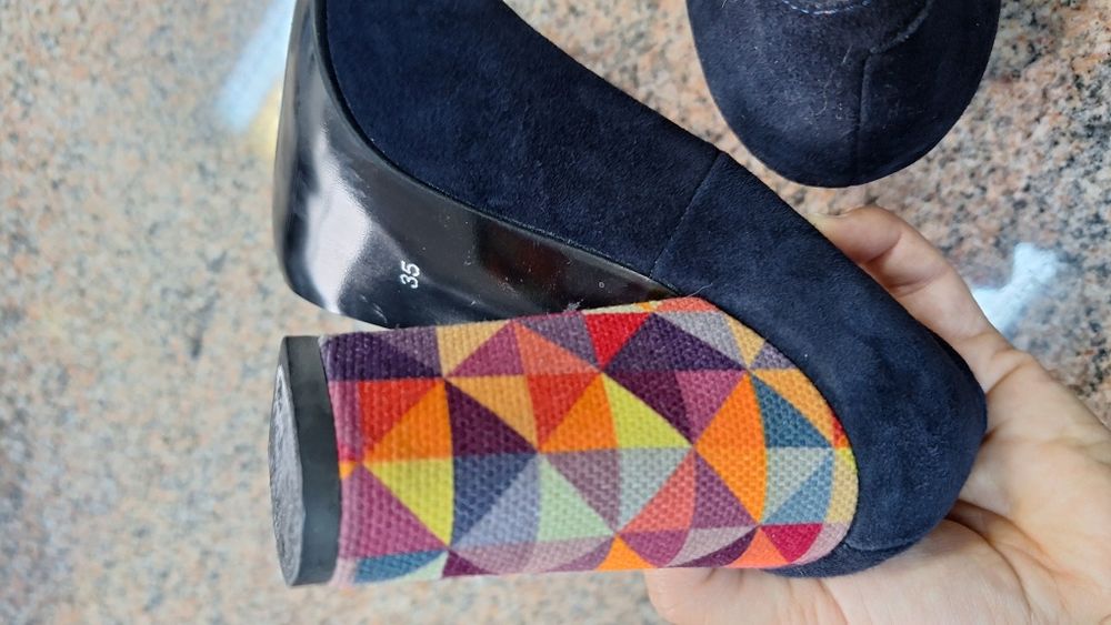 Pantofi din piele întoarsă (35)