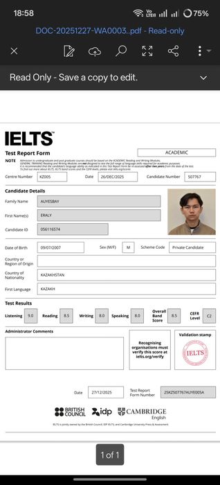 Ielts, Sat тютор