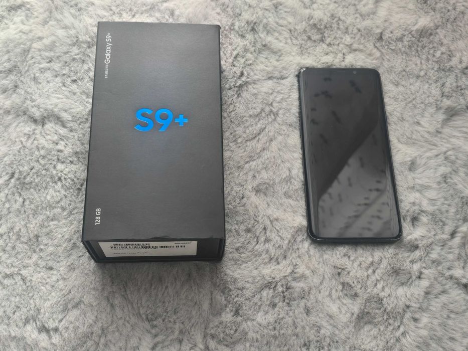 Vand Samsung Galaxy S9+ edge plus, fulbox, husa cu baterie, accesorii