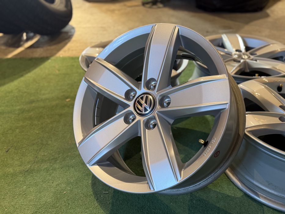 Jante Aliaj 16 Noi 5x112 Original Vw Passat B8 Golf T-Roc Touran Sharan Skoda Octavia Superb Seat Leon Audi a3