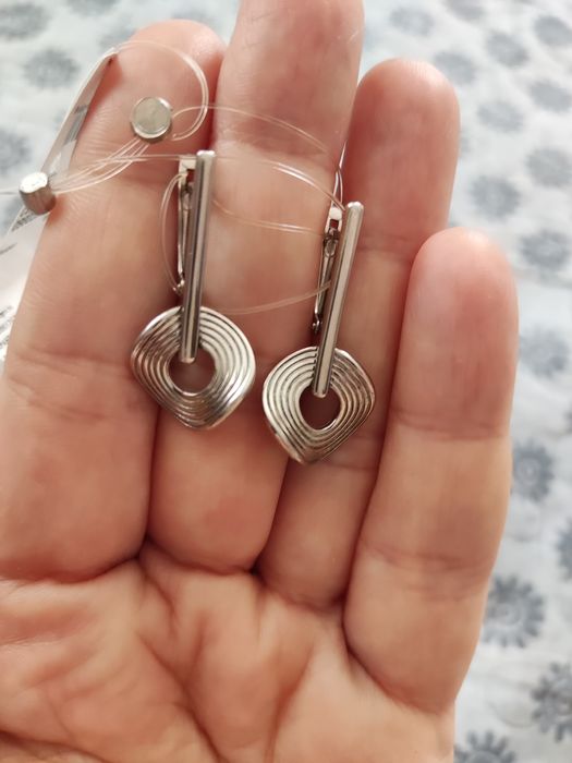 Новые серебряные серьги