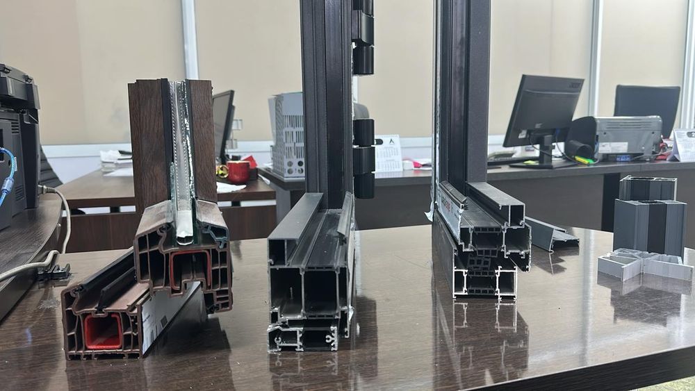 Пластик терезе есік витраж