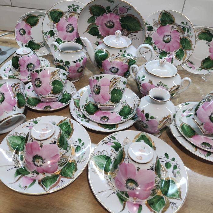 Чайный сервиз ЛФЗ "Мальвы"