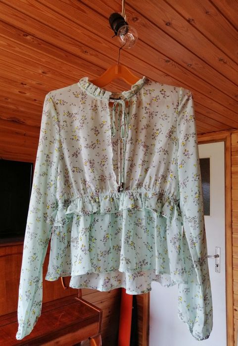 НОВА! дамска блуза на цветя