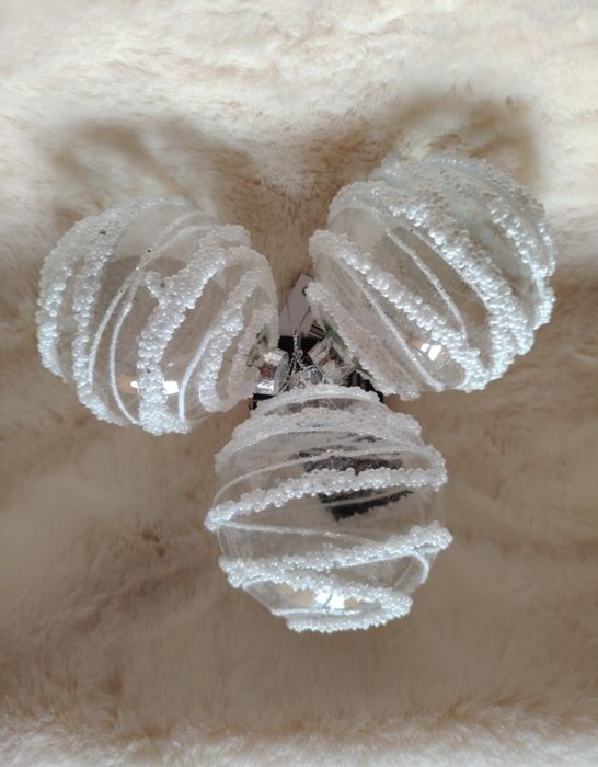 Стъклени коледни топки за елха, Коледна украса. Коледна декорация