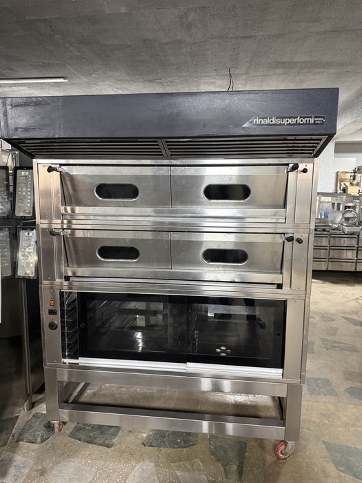 Пицца печь  подовая печь с растойкой