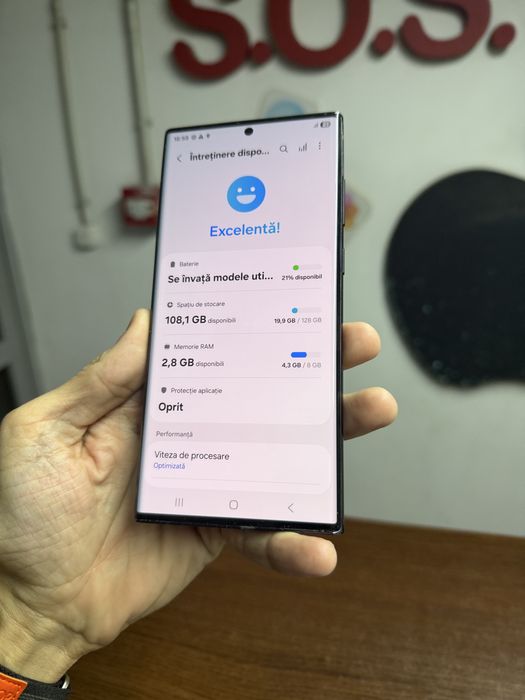 Vand Samsung S22 Ultra 128Gb black