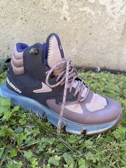 Дамски туристически обувки Salomon Predict Hike MID GTX - quail/nisk