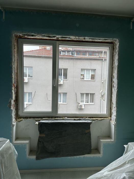 пвц  дограма , цеят бял. Стъклопакет