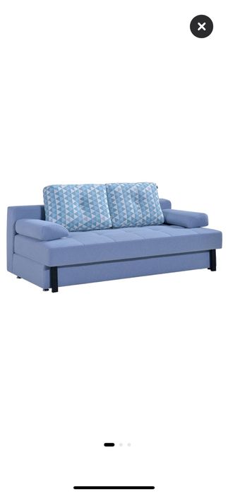 Canapea 3 locuri extensibila cu lada depozitare