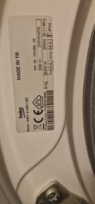 Beko WMY61483LB2