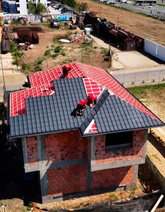 Executam acoperisuri tigla metalica si ceramica reparatii si montaj