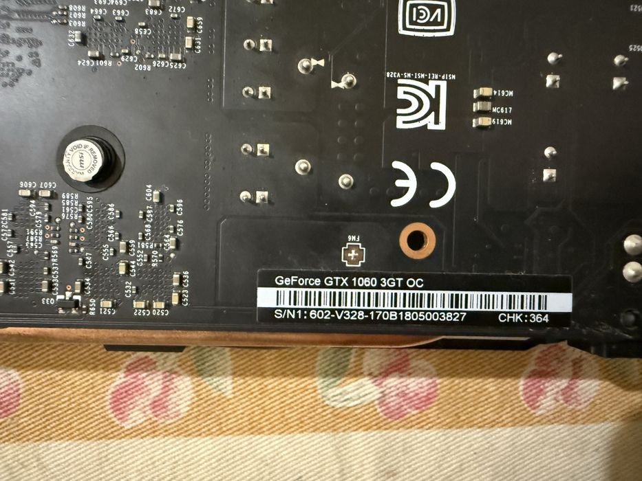 MSI GeForce GTX 1060 3GB – perfectă pentru gaming 1080p!