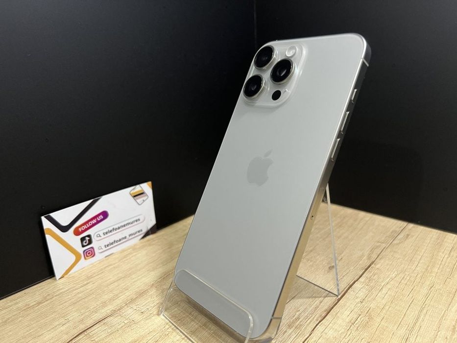 iPhone 16 Pro Max 256Gb Natural Titanium Second-Hand Foarte Bun 3 ani