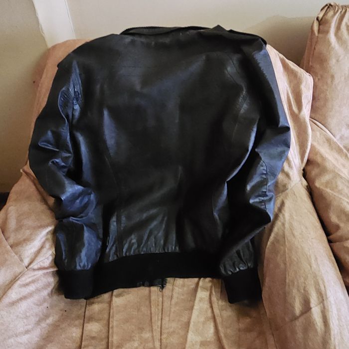 2 кожени якета – мъжки, черни (само комплект) M–L