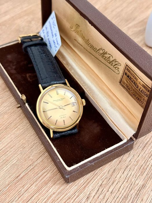 Ceas IWC De Luxe automatic de aur 18k