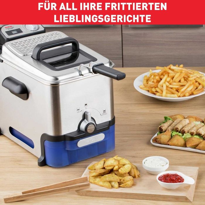 Фритюрник Tefal Oleoclean Pro Inox & Design FR8040, 3.5л. 2300W