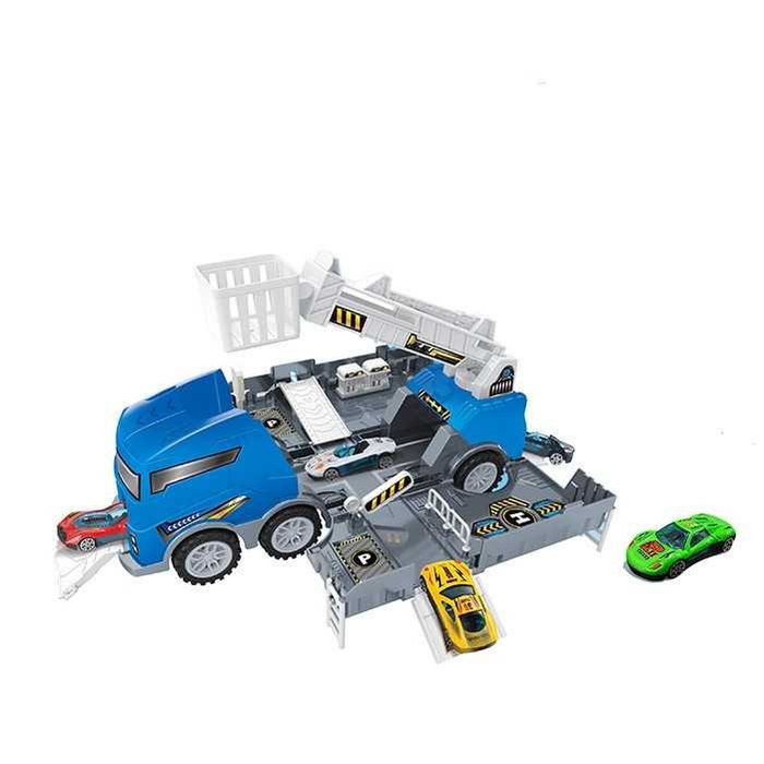 камион и 3 метални коли - 2 в 1