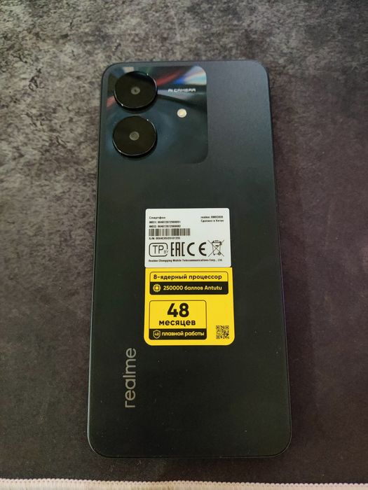 realme Note 60x 64 ГБ черный