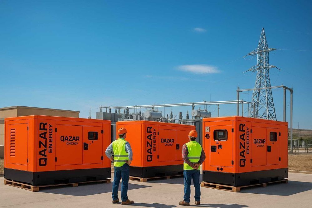 Дизельный генератор с АВР QAZAR ENERGY!  В наличии!