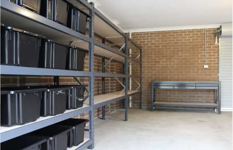 ПРОМО!Метален стелаж за склад-ръчна обработка H300;L112;D50сm; 4 нива