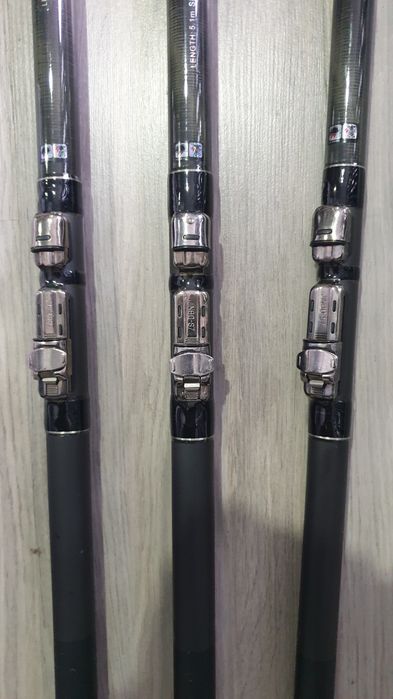 НОВИ!!!Разпродавам 100%карбонови въдици 5.10м