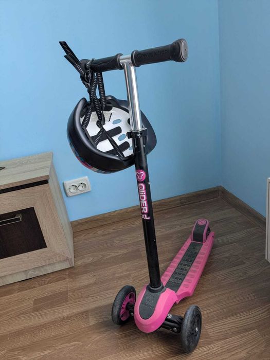 Trotinetă Y-Volution Y Glider XL + Cască Protecție Disney Frozen