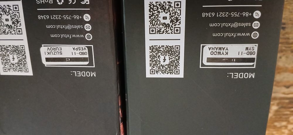 Дагностика за мотоциклети OBD2 за YАMAHA. VESPA.SYM.SUZUKI.EUROU.