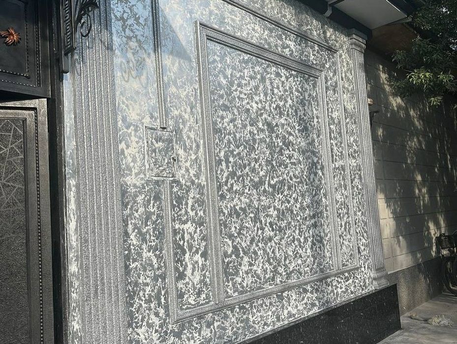 Travertin va atachinto fasad ishlari , 55 mingdan 120 mingacha.