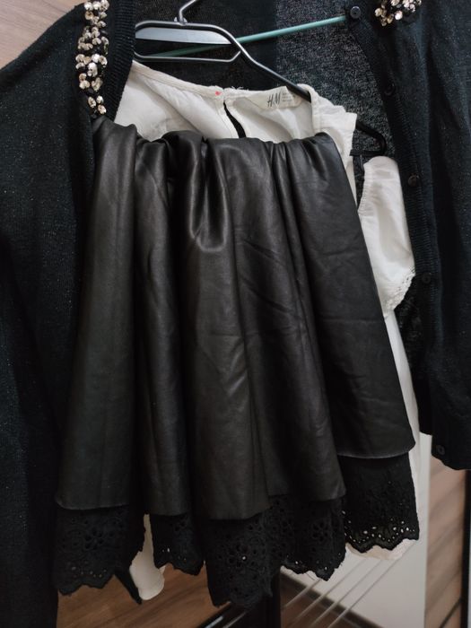 Лот от Пола, жилетка и блузка- размер 146/152