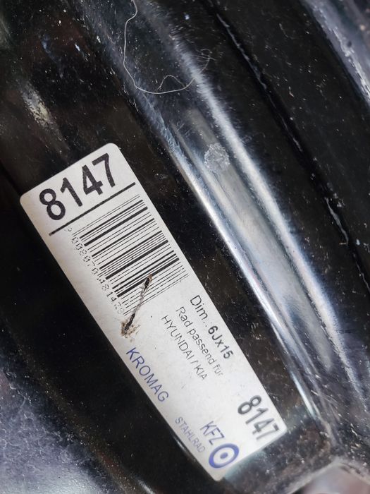 Оригинални джанти 15 ки 5x114,3 KIA HYUNDAI