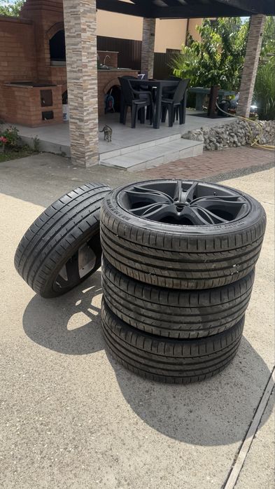 Set 4 Jante Aliaj pe 19" cu Anvelope 225/40/R19