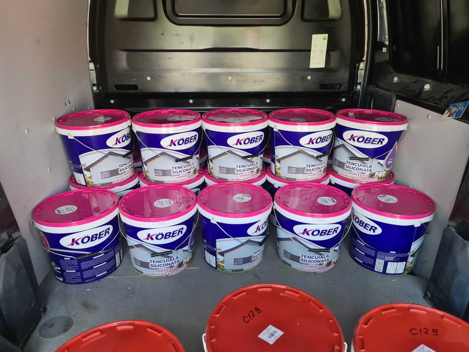 Tencuieli decorative cu silicon, Kauciuc, Fibre de Carbon -25 kg