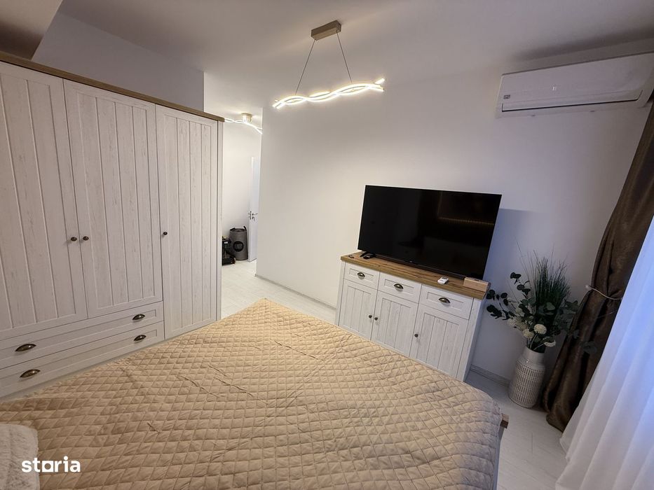 Inchiriez penthouse 3 camere mobilat full premium, 90mp, terasa pano